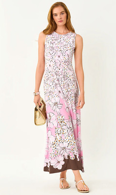 NWT LILLY PULITZER SIZE LARGE ELLISON MAXI DRESS *WILDNESS* COCO BEACH
