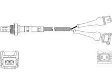 Sensor de oxígeno Upstream Walker 75649ZMKH 1991 para Ferrari 348 TB 1990-1992