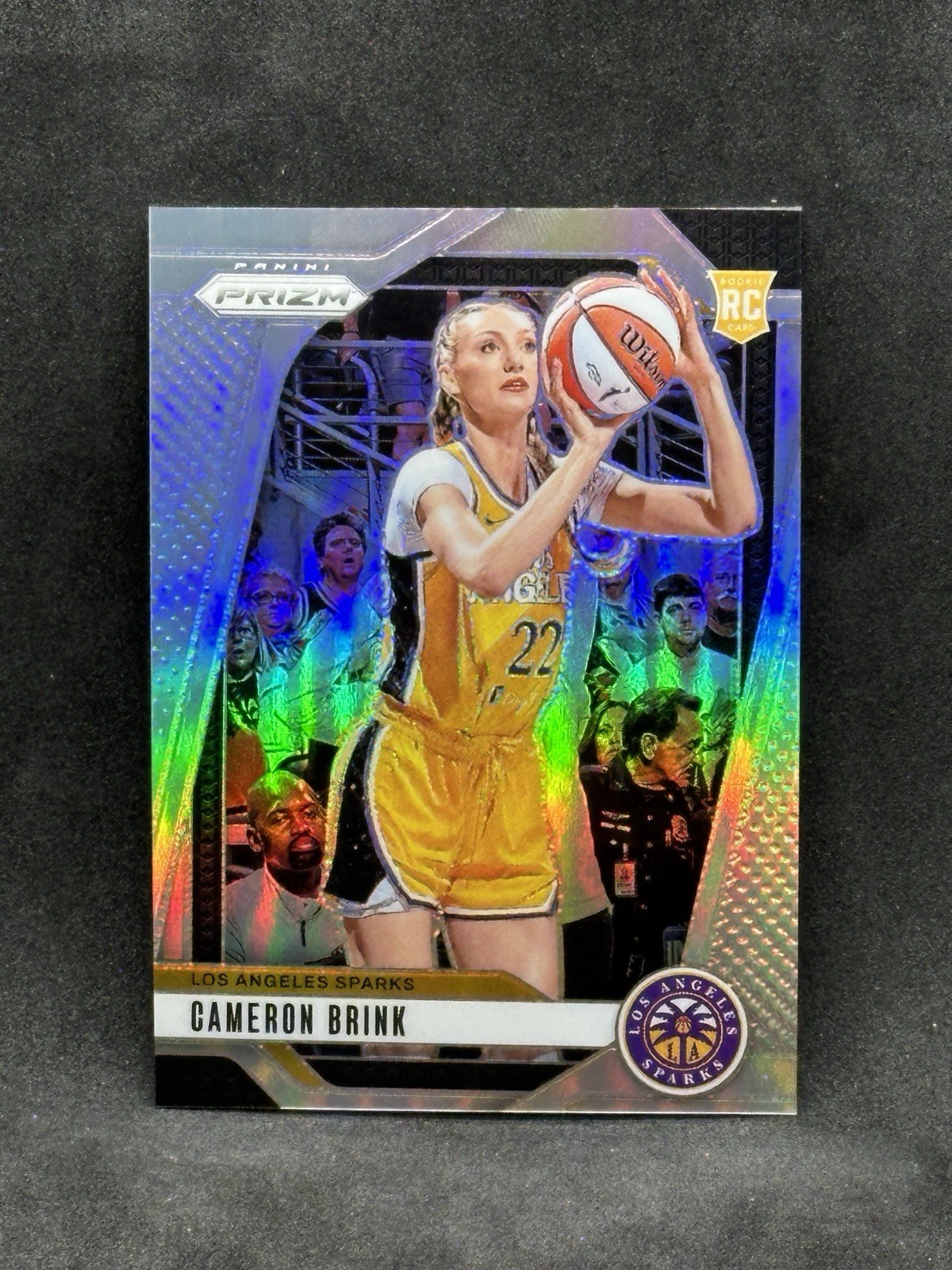 CAMERON BRINK 2024 PRIZM WNBA ROOKIE SILVER LOS ANGELES SPARKS RC #127