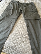 BC Clothing Men's Stretch Convertible Pants/Shorts, Size: XXL x 34, Gray  B2 