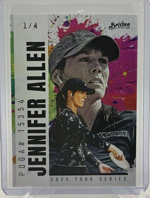 2025 Brixton Disc Golf Card - 93 Jennifer Allen Parallel Universe Lux Number 1/4