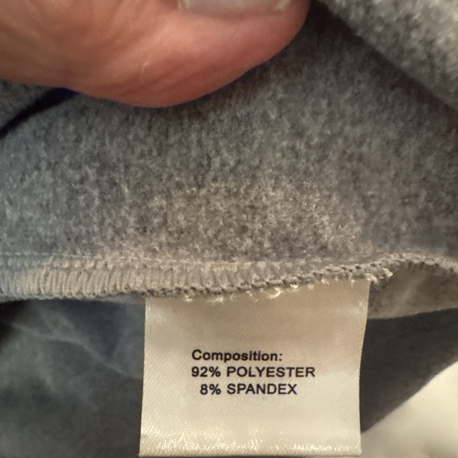 Fleece Lined Gray Performance Jacket L - image 7