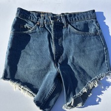 Levis 20517 Men s 30 Cut Off Shorts Vintage Orange Tab Hige Rise 6 Inseam