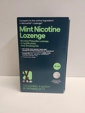 Up & Up Nicotine Lozenge 4mg Lozenge Mint Flavor 216 Ct. Box Nicotine Polacrilex