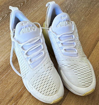 Nike Air Max 270 Sneaker Unisex Weiß EU 39 Low Top Textil atmungsaktiv