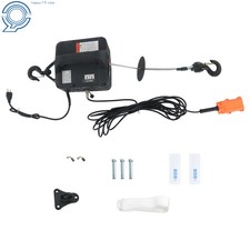 Grúa cabrestante polipasto eléctrico 3 en 1 1100 libras con cable e inalámbrico control remoto