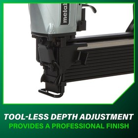 Metabo HPT N5024A2 Stapler Pneumatic Nailers Lathing 16 Gauge 1" Width 2" Length