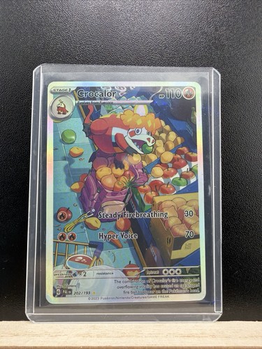 Crocalor 202/193 Holo Paldea Evolved Pokemon Full Art Holo