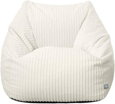 Rucomfy Beanbags Adults Large Snuggle Chair - Large Corduroy Armchair for Home F