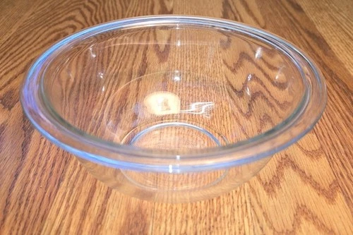 Vintage PYREX MIXING BOWL # 322 1 Liter Clear Borosilicate Glass Nesting Bowl