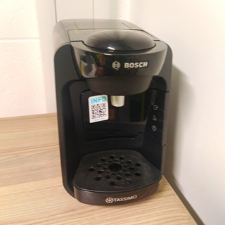Bosch Tassimo Black Pod Coffee Machine Espresso Removable Tank Auto Shut off