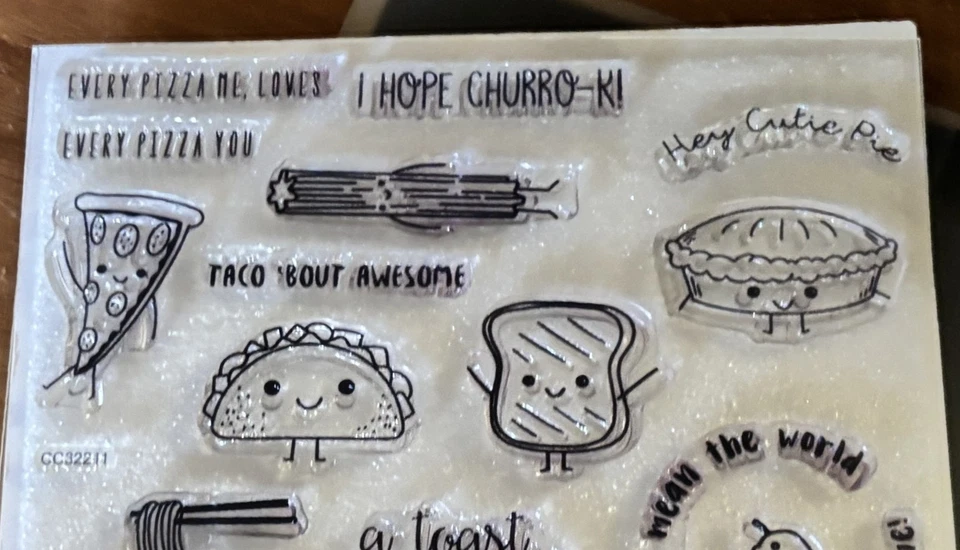 CTMH CC32211 UN BRINDIS POR TI ~ ESPERO CHURRO-K, Taco 'bout you, Hey Cutie Pie Foto 3 de 4