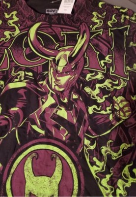 Marvel God Of Mischief Loki T shirt Master Sz M Nwt Comic Book Tee