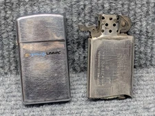 Zippo lighter items Vintage ZIPPO SPERRY UNIVAC Corporate Lighter Slim Zippo 198