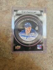 James Patrick 2025-26 NY Rangers Centennial Pictured in Time Autographs #PIT-JP