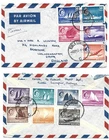 SINGAPORE 1955 Ships to50c on PRIVate FDC from KUALA LUMPUR to UK  @ 173c rate