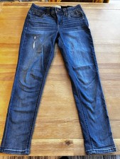 Democracy Ab Solution Skinny Leg Jean for Women, Size 6 - Medium Wash