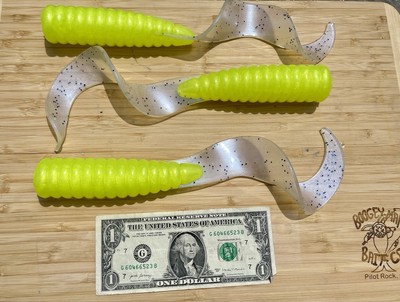 Boogey Man Bait Co. 12  Jigging Grub Saltwater Fishing Grouper Halibut Lingcod