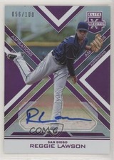2016 Panini Elite Extra Edition Aspirations Purple 56/100 Reggie Lawson Auto nd3