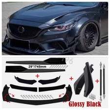 For Mazda 3 6 Front Bumper Lip Spoiler Side Skirts Body Kitsstrut Rods Us For Mazda 3 6 Front Bumper Lip Spoiler Side Skirts Body Kitsstrut Rods Us