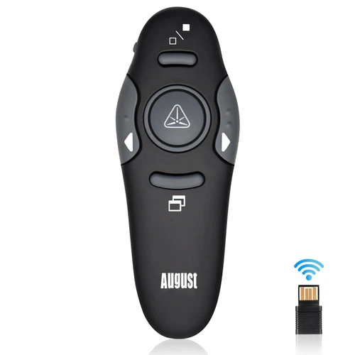 Laser Pointer – Wireless Presentation Remote with Slide Control-August LP205R