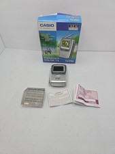 VINTAGE CASIO TINY LCD PORTABLE HAND HELD VHF / UHF COLOR TELEVISION TV-990
