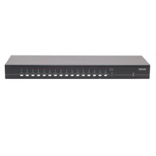 Syba SY-KVM50084 16-Port USB PS/2 Combo KVM Switch, Black