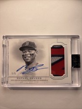 RAFAEL DEVERS 2020 TOPPS DYNASTY AUTOGRAPH 3 COLOR PATCH AUTO #5/5 SEALED