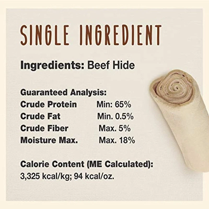 Natural Rawhide Curls Chew Treats Dogs 2lb Dental Health Entertainment New - Image 4 of 4