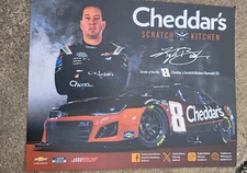 LOT OF 2 Kyle Busch 2025 Cheddar's 8x10 #8 RCR NASCAR Cup Hero / Post Card