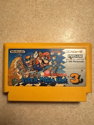 Super Mario Bros 3 Cartridge Nintendo Famicom Famiclone Game HVC-UM Japanese JPN