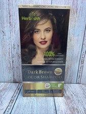 Herbishh Hair Color Shampoo Dark Brown Argan Oil, 16.9 Fl Oz. 6/14/26.Hair Mask