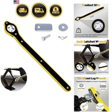 Car Jack Ratchet Wrench Labor-saving Tire Jack Handle Scissor Jack Adapter ...