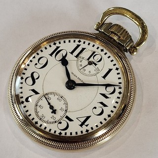 F76 23j UP DOWN WIND INDICATOR WALTHAM VANGUARD w/LOSSIER HAIRSPRING!