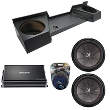 07-13 Chevy Silverado Ext Cab Truck Kicker CWR12 Dual 12 Rhino Sub Box CX1200.1