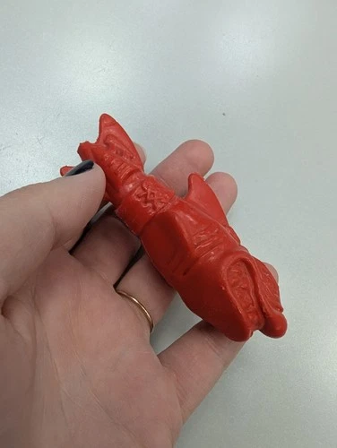 Vintage TMNT Pizza Skimmin Jetboat SHARK TORPEDO 1991 red missile bomb