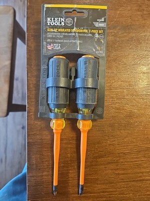 Klein Tools 33732INS Slim-Tip Insulated Screwdriver Set