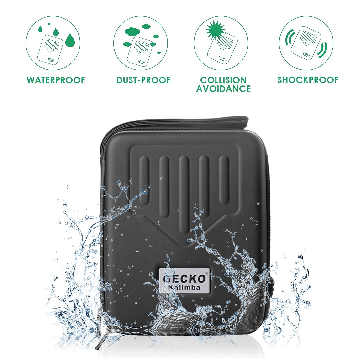 Kalimba 17 Keys Thumb Piano with Waterproof Protective Box Tune Hammer and St...