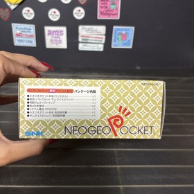 Neo geo Pocket Clear Samuri Spirits Special Box Rare From Japan New