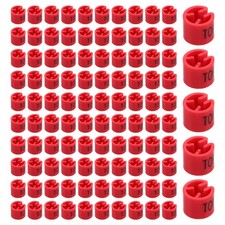200 PCS Hanger Tag Buckle Garment Dividers Clips Clothing Markers for Hangers