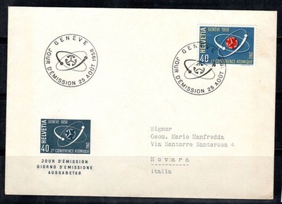 Schweiz 1958 Mi. 662 Erster Tag 100% Genf, Novara
