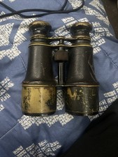 L. Petit Fabt Paris Antique French Military Field Binoculars WWI
