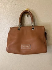 Marc Jacobs Brown Leather Too Hot To Handle Satchel  Excellent-Scratch On Back