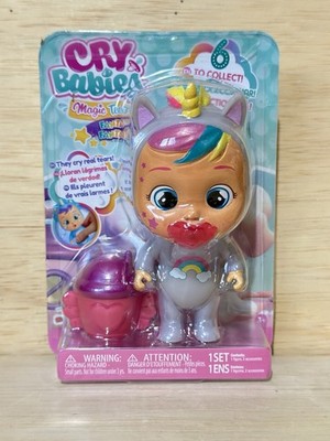 Cry Babies Magic Tears Fantasy Jassy Doll Bottle Pacifier Cries Real Tears-3+