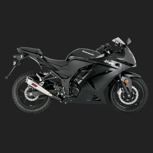 Silenciador sin cordones cónico de acero inoxidable 08-12 Kawasaki Ninja 250 Vance & Hines CS1  Foto 2 de 4