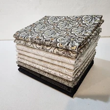 Stiletto, Silver Bundle of 9 prints by BasicGrey, 1/2-yd., Total 4.5 Yards