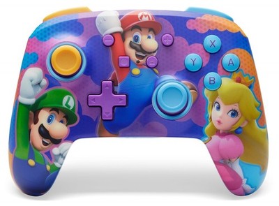 PowerA Enhanced Wireless Controller Super Mario - Color Splash Heroes Analog /