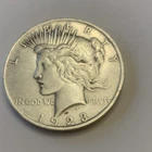 1923 Peace Dollar $1 Silver Coin Circulated Uncertified US Collectible