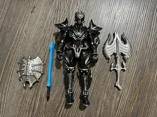 Vintage 2003 Zeltrax Power Rangers Dino Thunder Bandai Power Ranger W/ Weapons