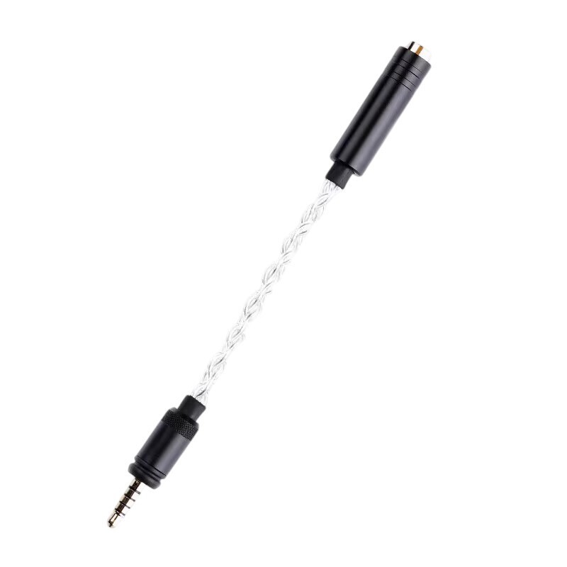 3.5mm male to 4.4mm female balanced audio cable adapter For